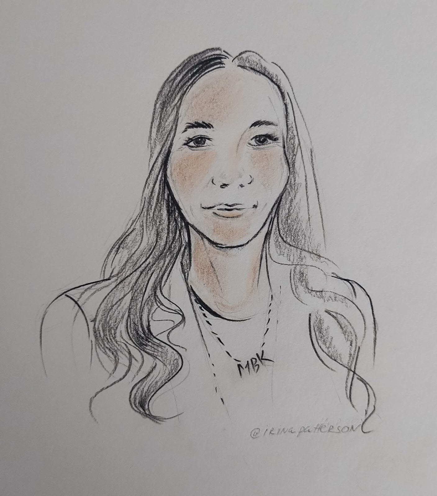 Executive portrait sketch